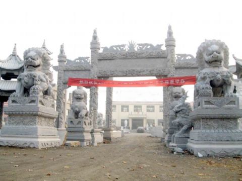 點擊查看詳細信息<br>標題：石雕獅子7 閱讀次數(shù)：1277